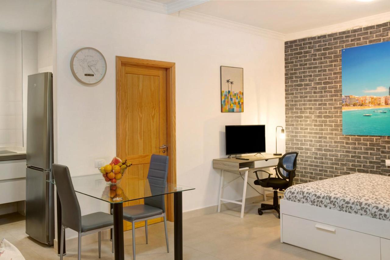 Beach Studio Apartment Canteras Las Palmas de Gran Canaria Bagian luar foto