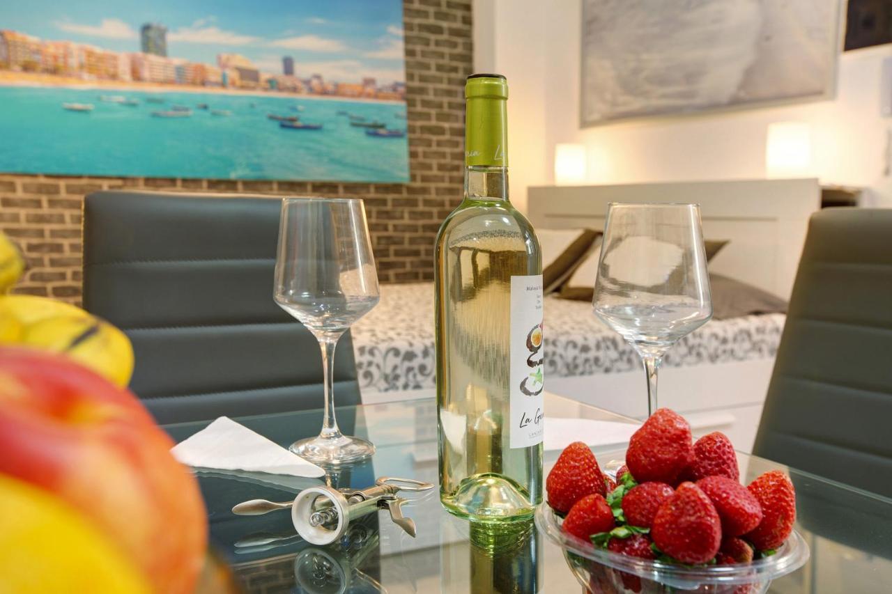 Beach Studio Apartment Canteras Las Palmas de Gran Canaria Bagian luar foto