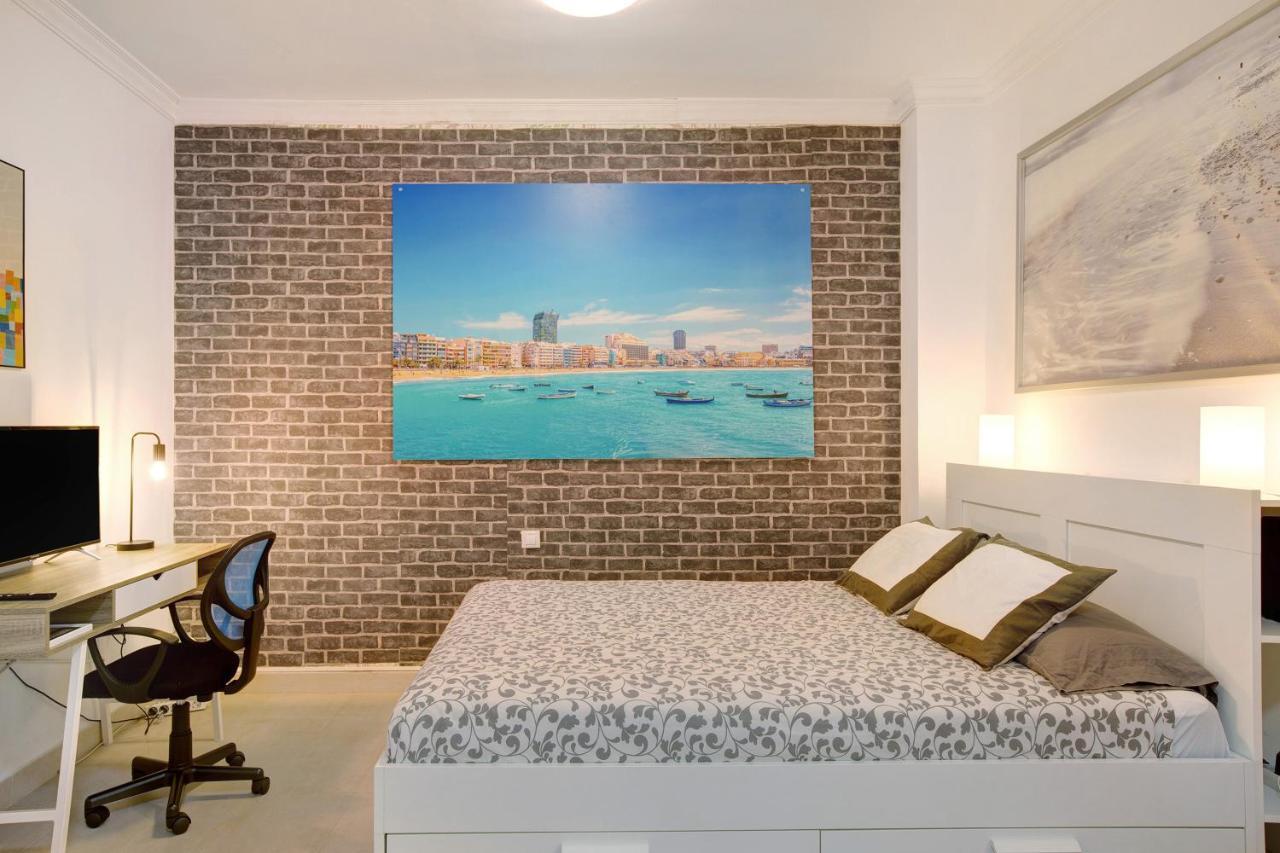 Beach Studio Apartment Canteras Las Palmas de Gran Canaria Bagian luar foto
